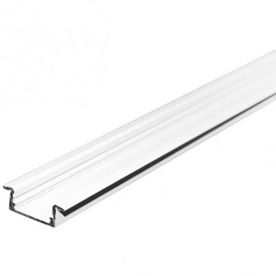Προφίλ Αλουμινίου Λευκό Χωνευτό 2m για ταινία LED Χωρίς Κάλυμμα 30-056020